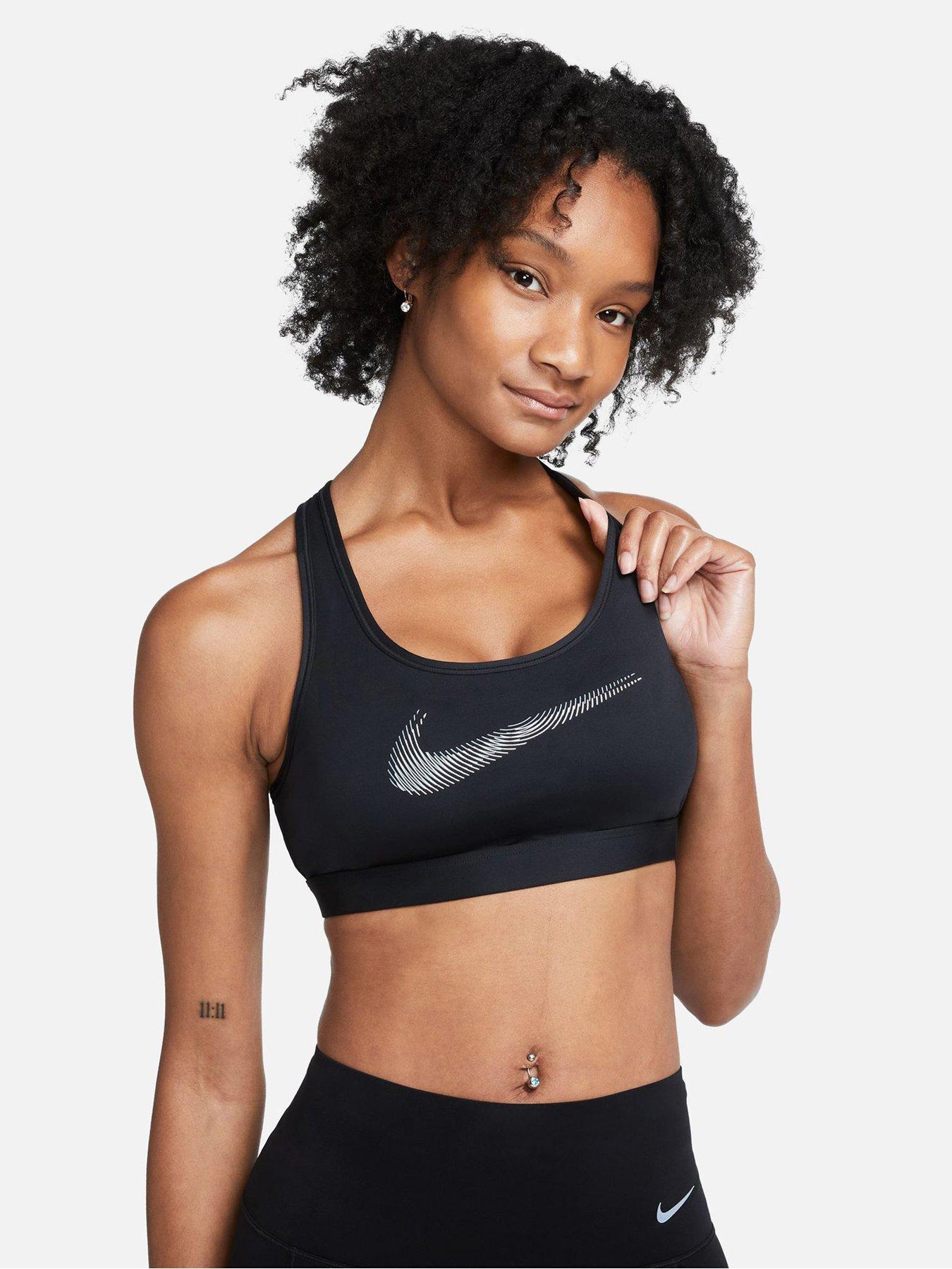 Nike Swoosh Women's Medium Support Sports Bra - Bauman's Running