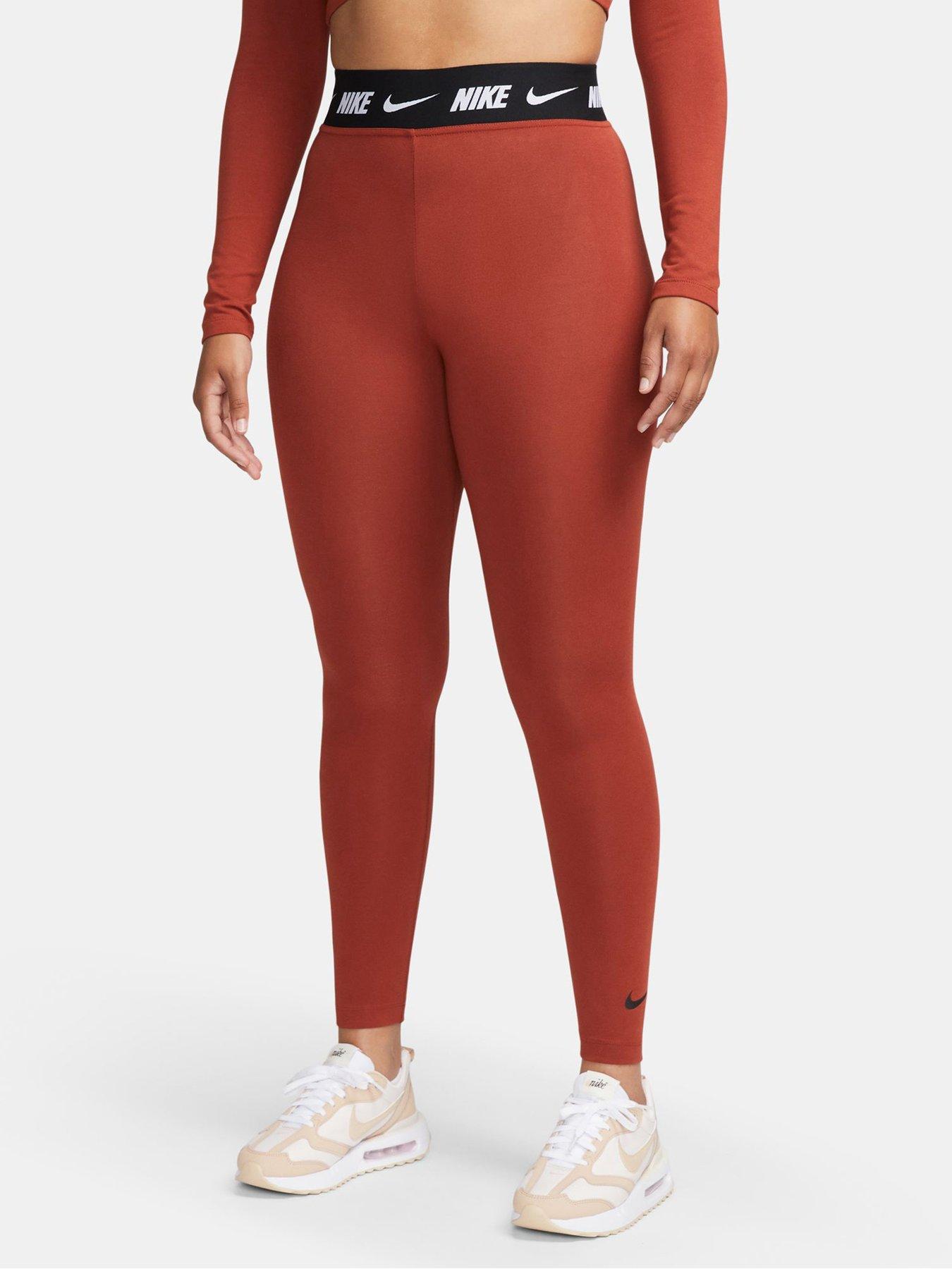 Orange leggings nike sale