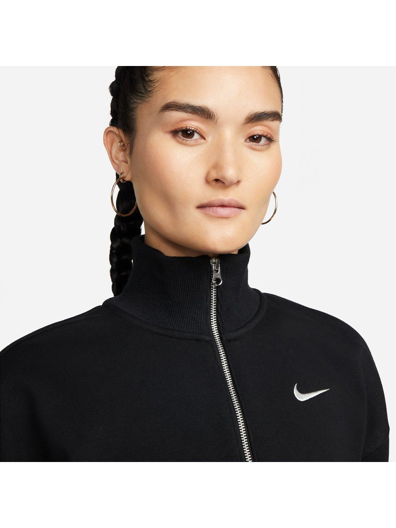 Nike Sportswear Phoenix Fleece Women's Oversized 1/2-Zip Crop ...