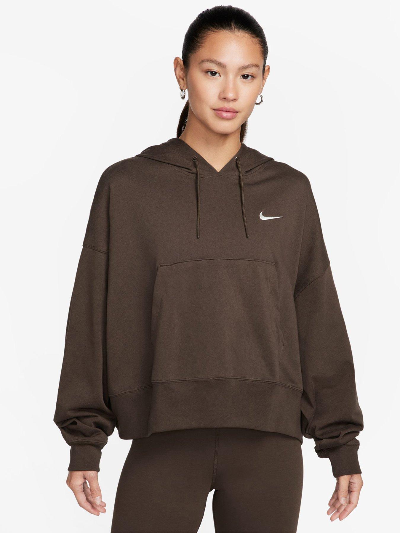 Brown hoodie nike clearance