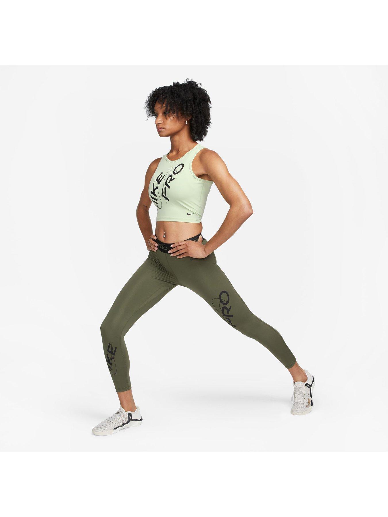 Nike pro khaki store leggings