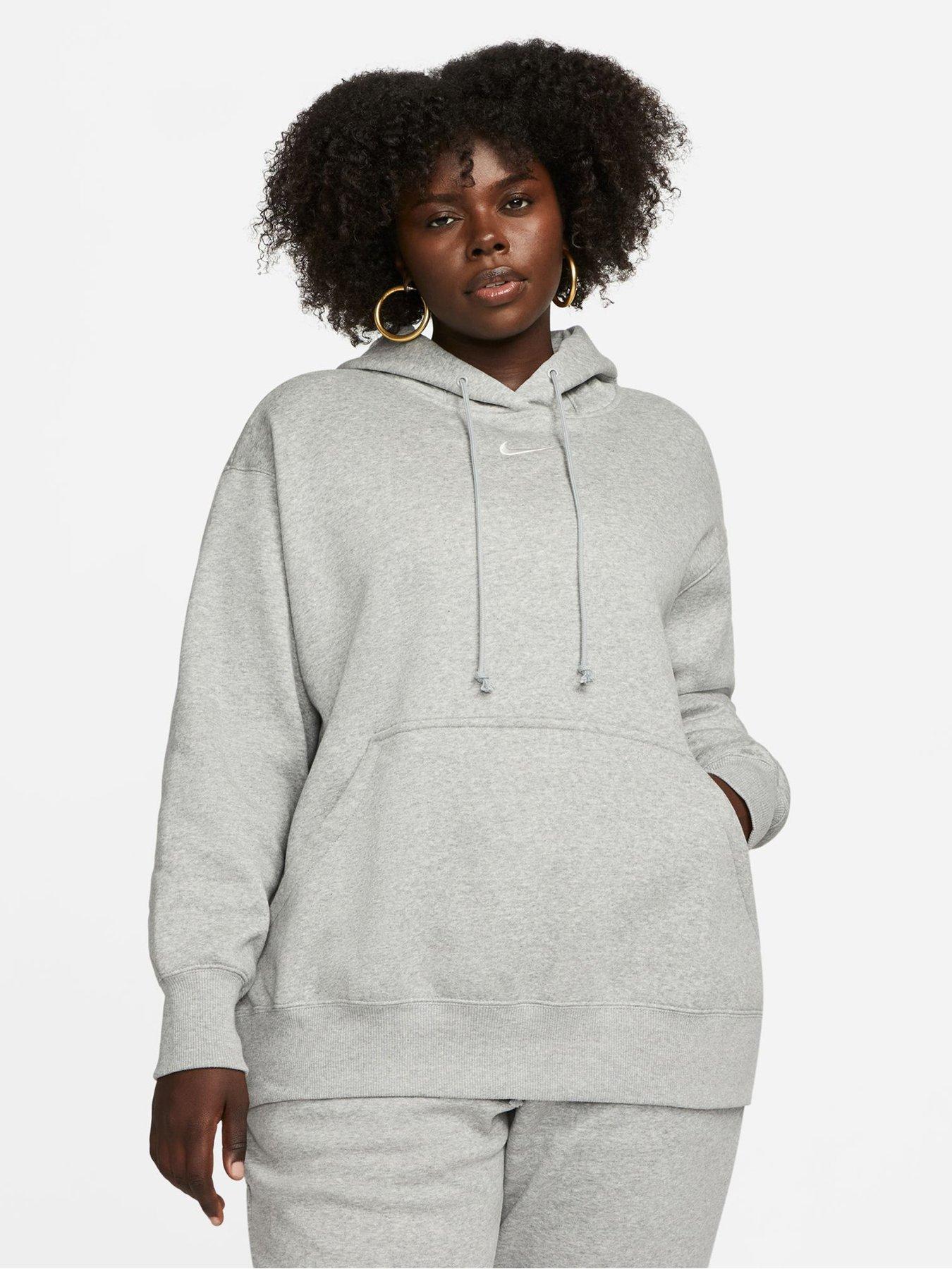 Nike gray sale hoodie women's