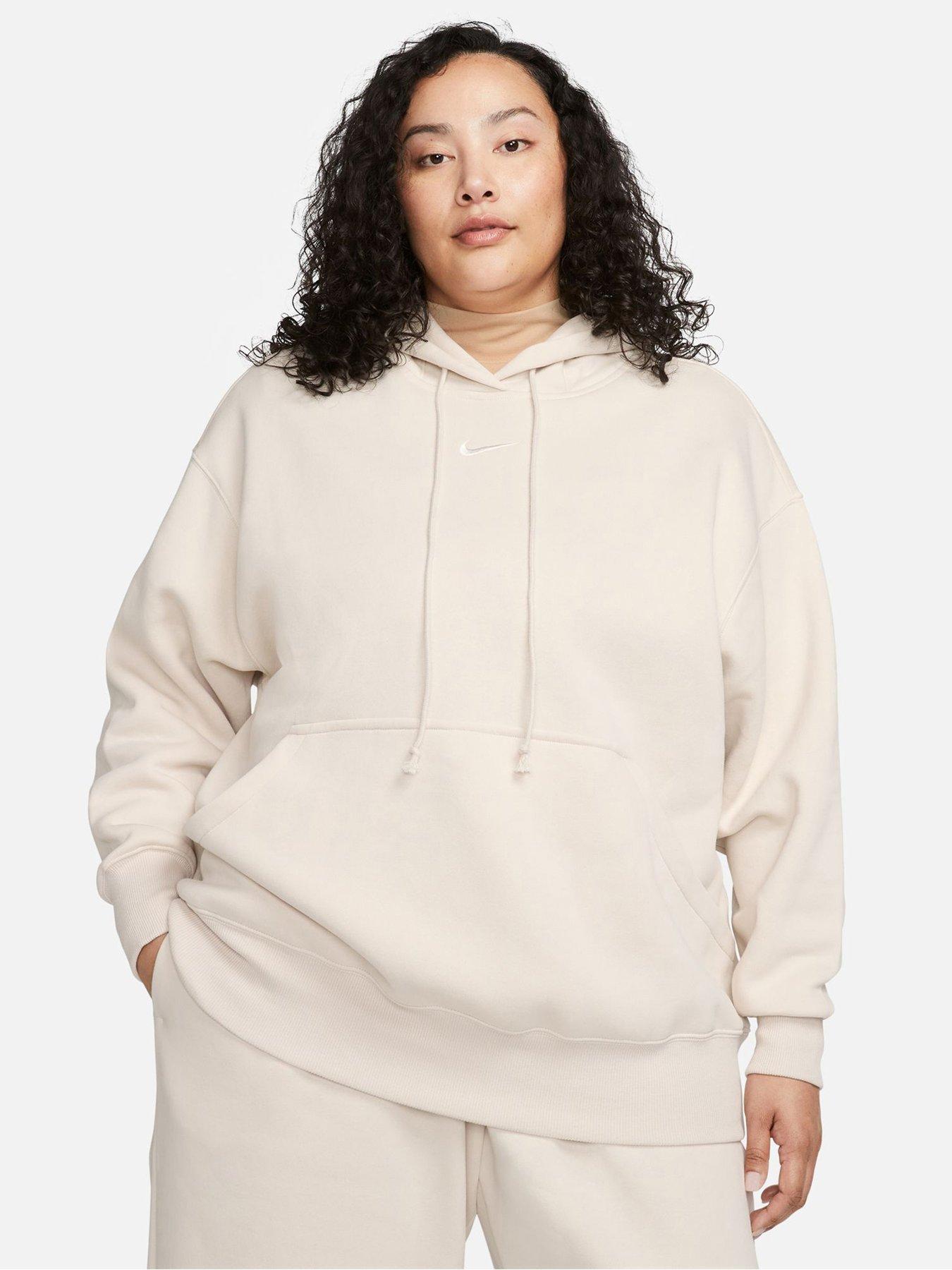 Nike Sportswear Phoenix Fleece Women's Over-Oversized Mock-Neck 3/4-Sleeve  Sweatshirt. UK