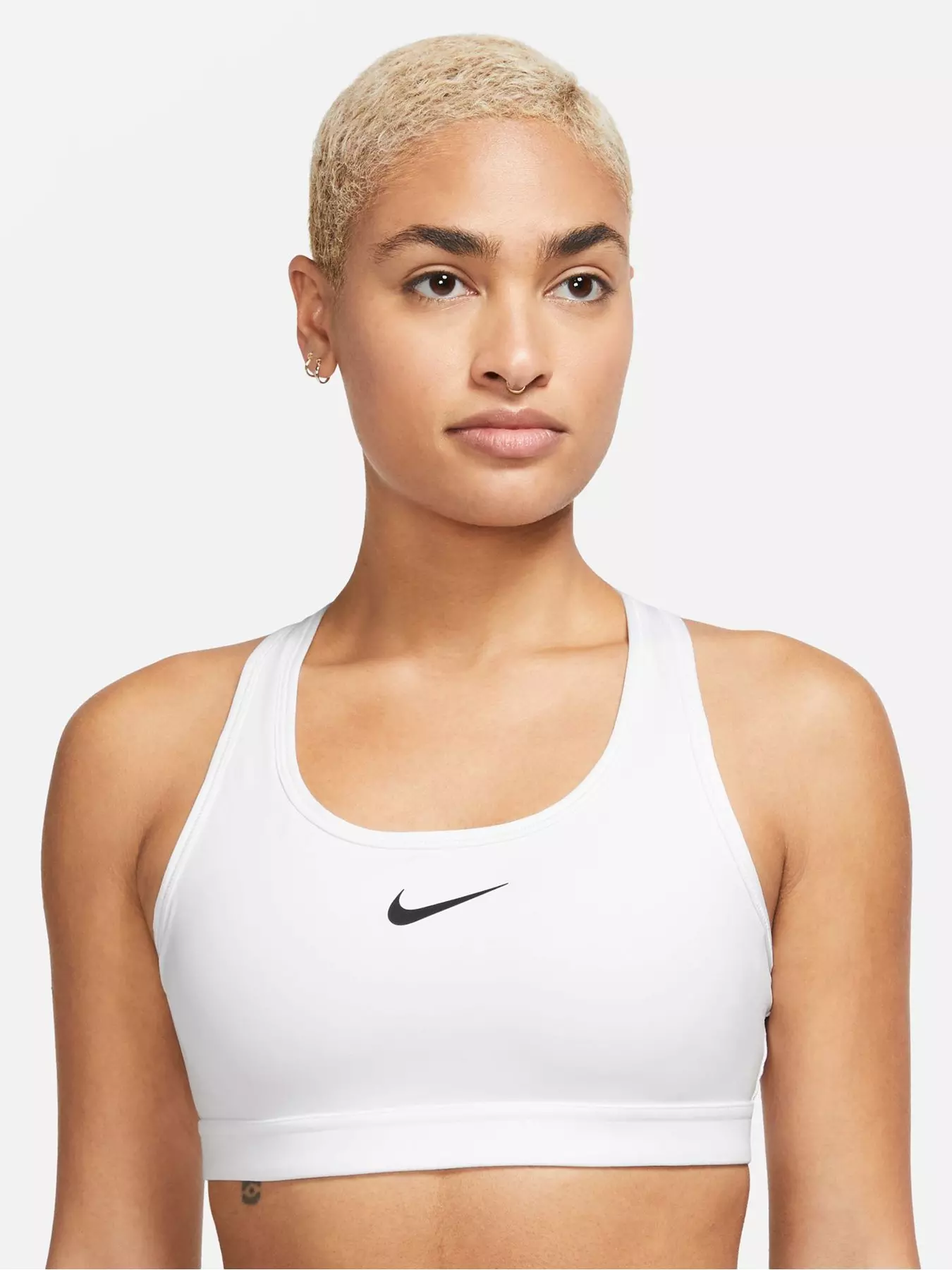 Nike Motion Adapt mesh-trimmed Dri-FIT stretch sports bra ($65