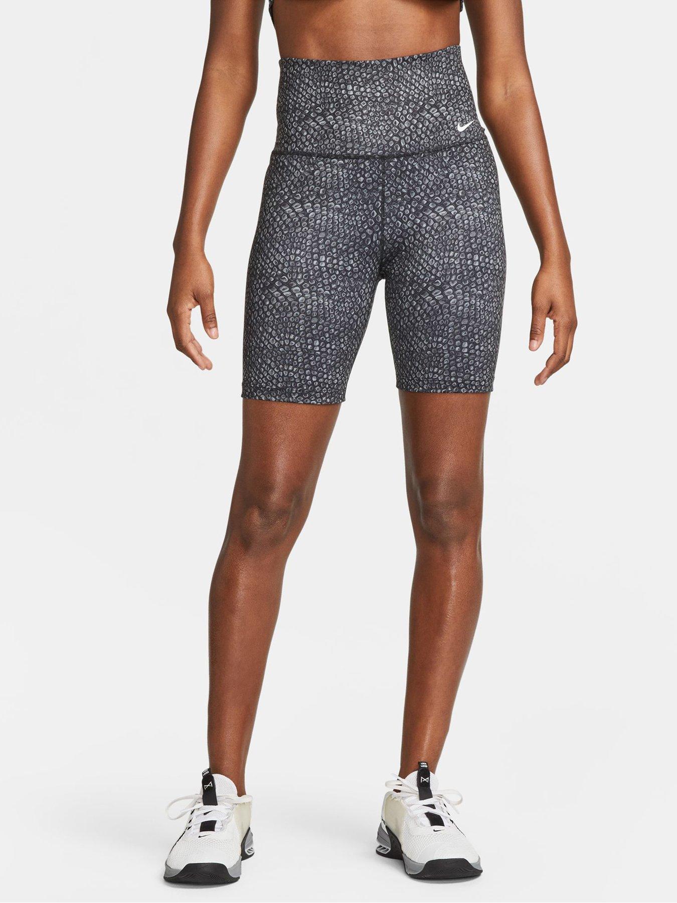 Nike One Women's Dri-FIT High-Waisted 3 Brief-Lined Shorts.