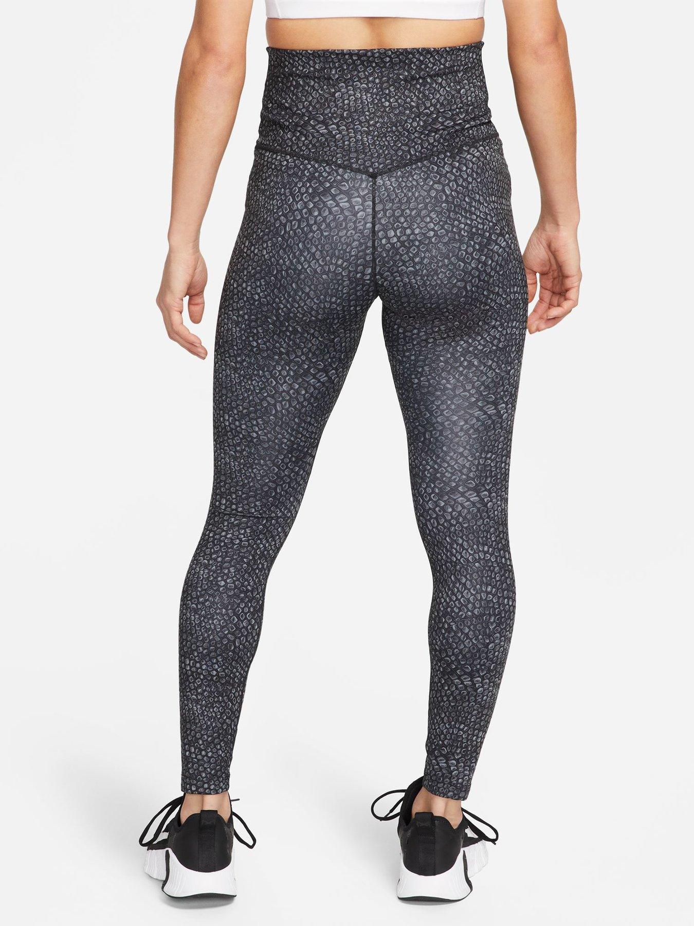 Nike Fast Women's Mid-Rise 7/8 Graphic Leggings - Black