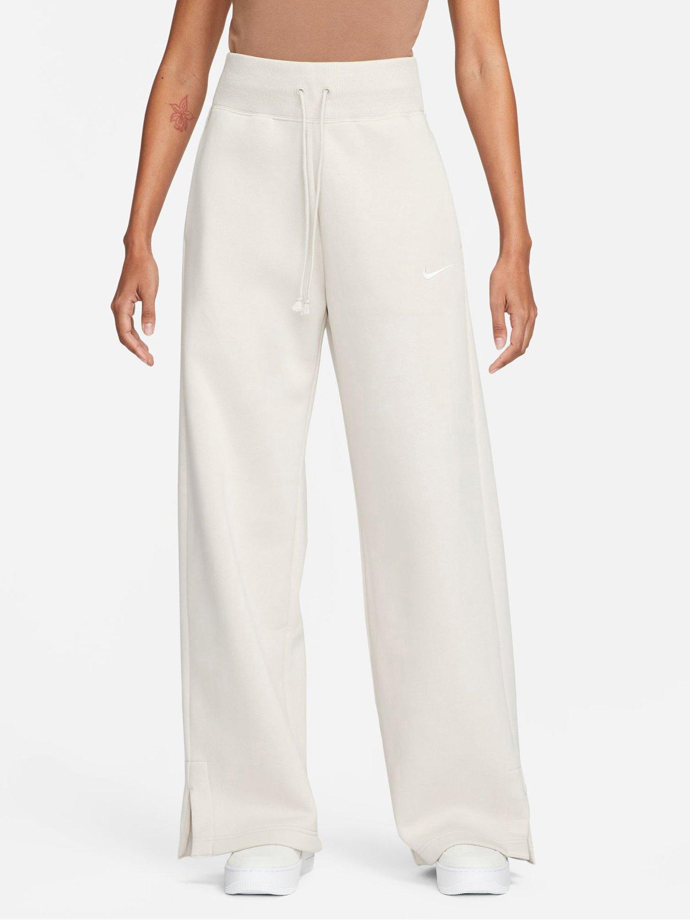 High waisted best sale white sweatpants