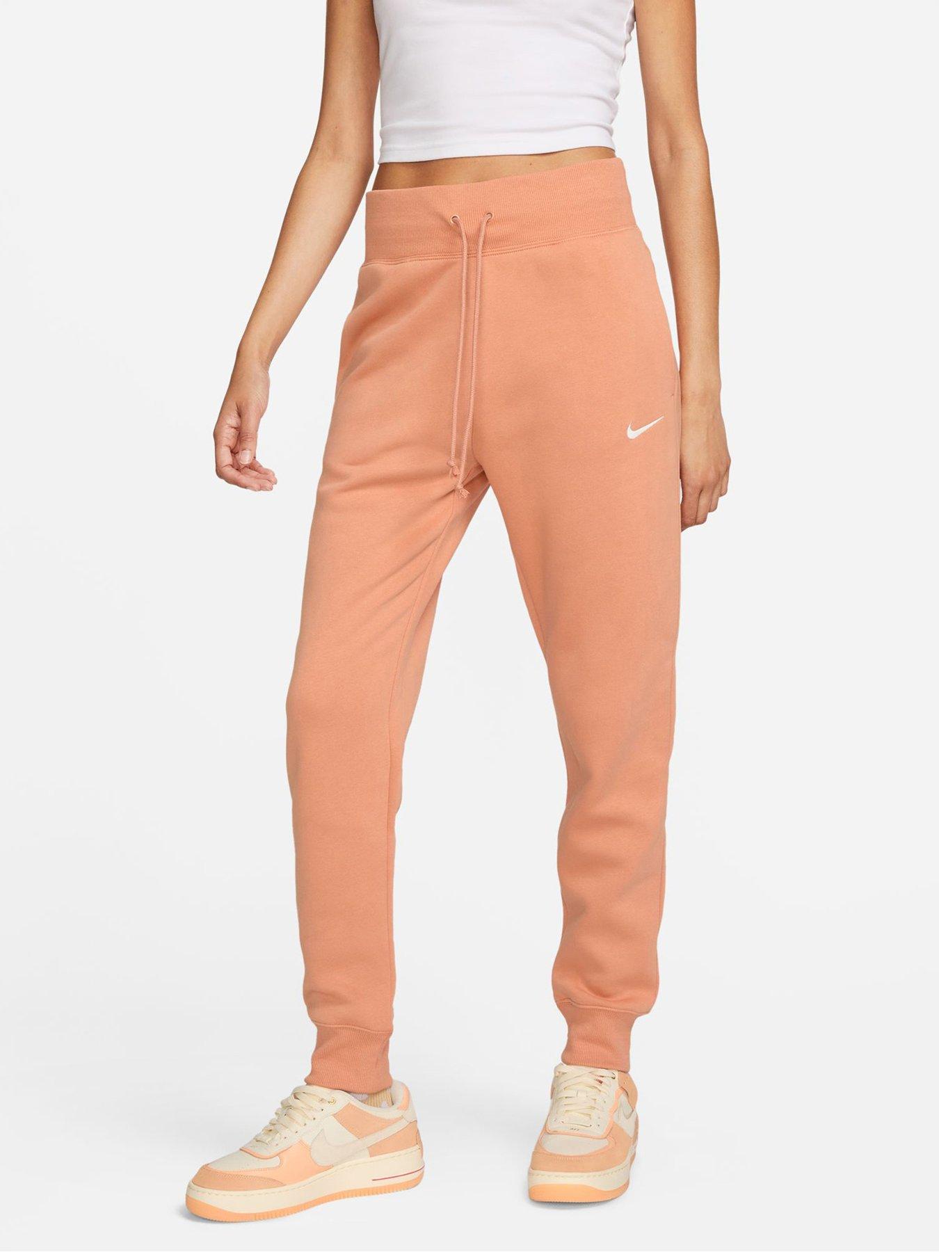 Nike Sportswear Phoenix Fleece High-Waisted Joggers - Brown