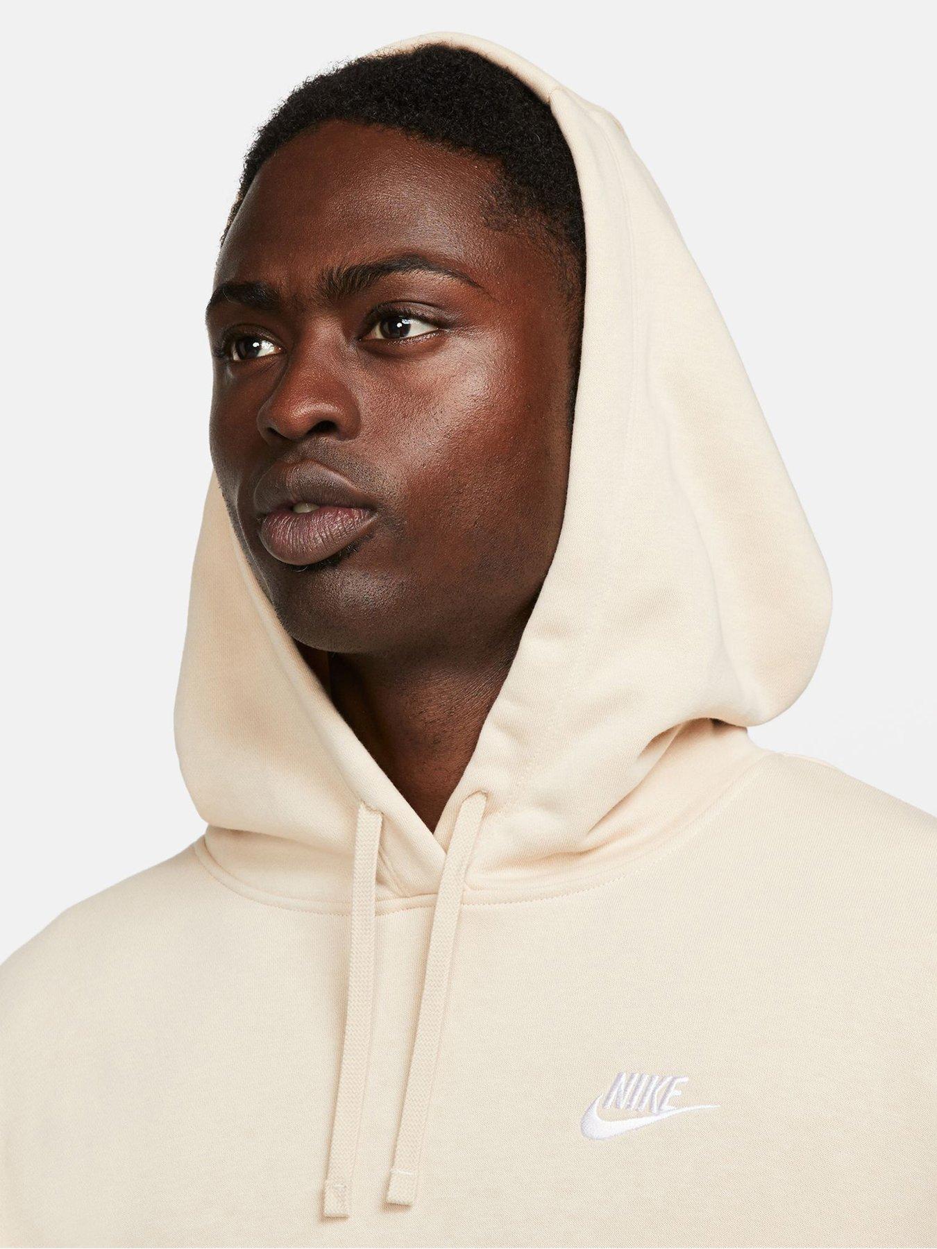 Nike Sportswear Club Fleece Pullover Hoodie Beige Very