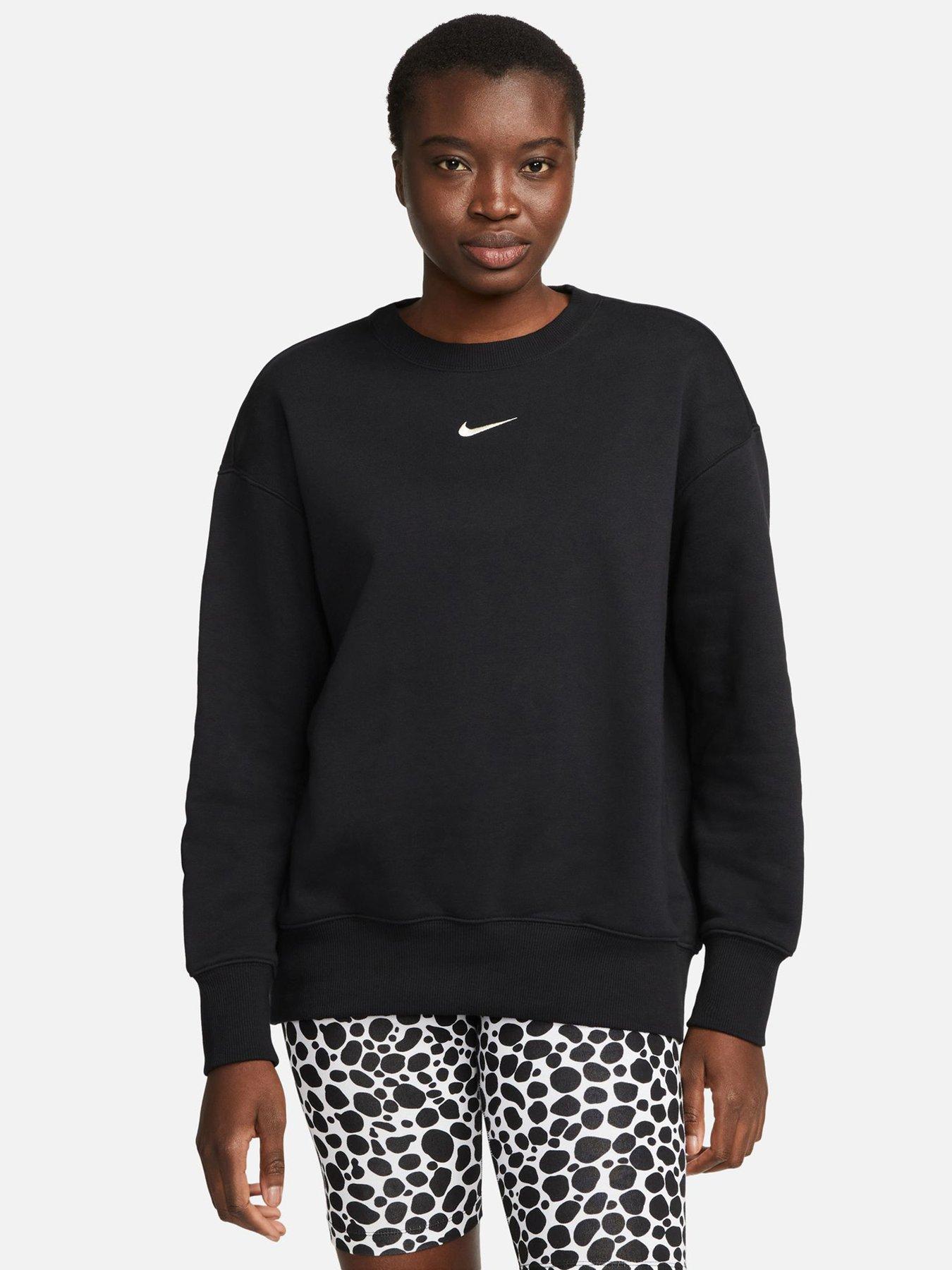 NIKE Sportswear Phoenix Womens Oversized Crop Crewneck Sweatshirt