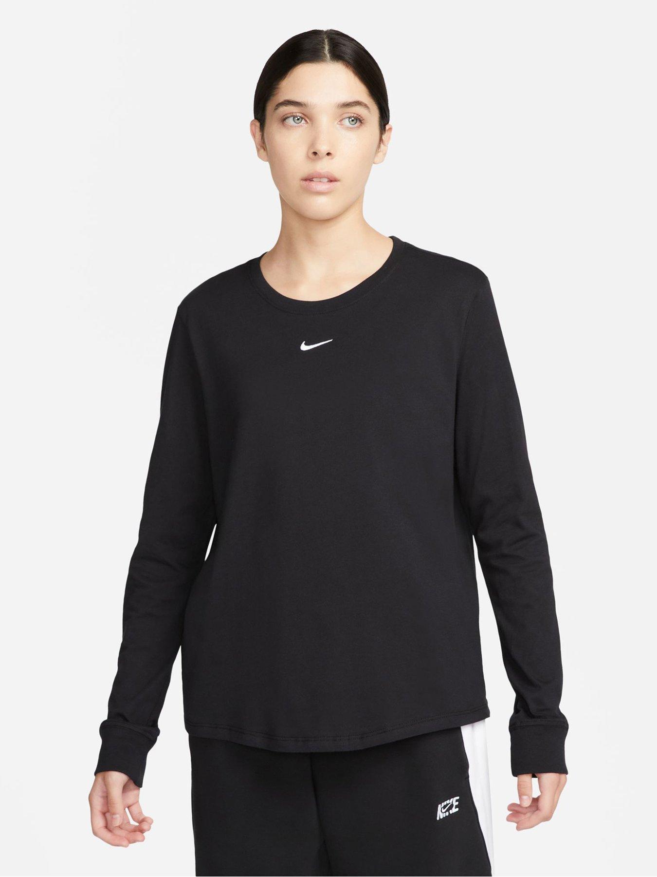 Nike black outlet long sleeve women's