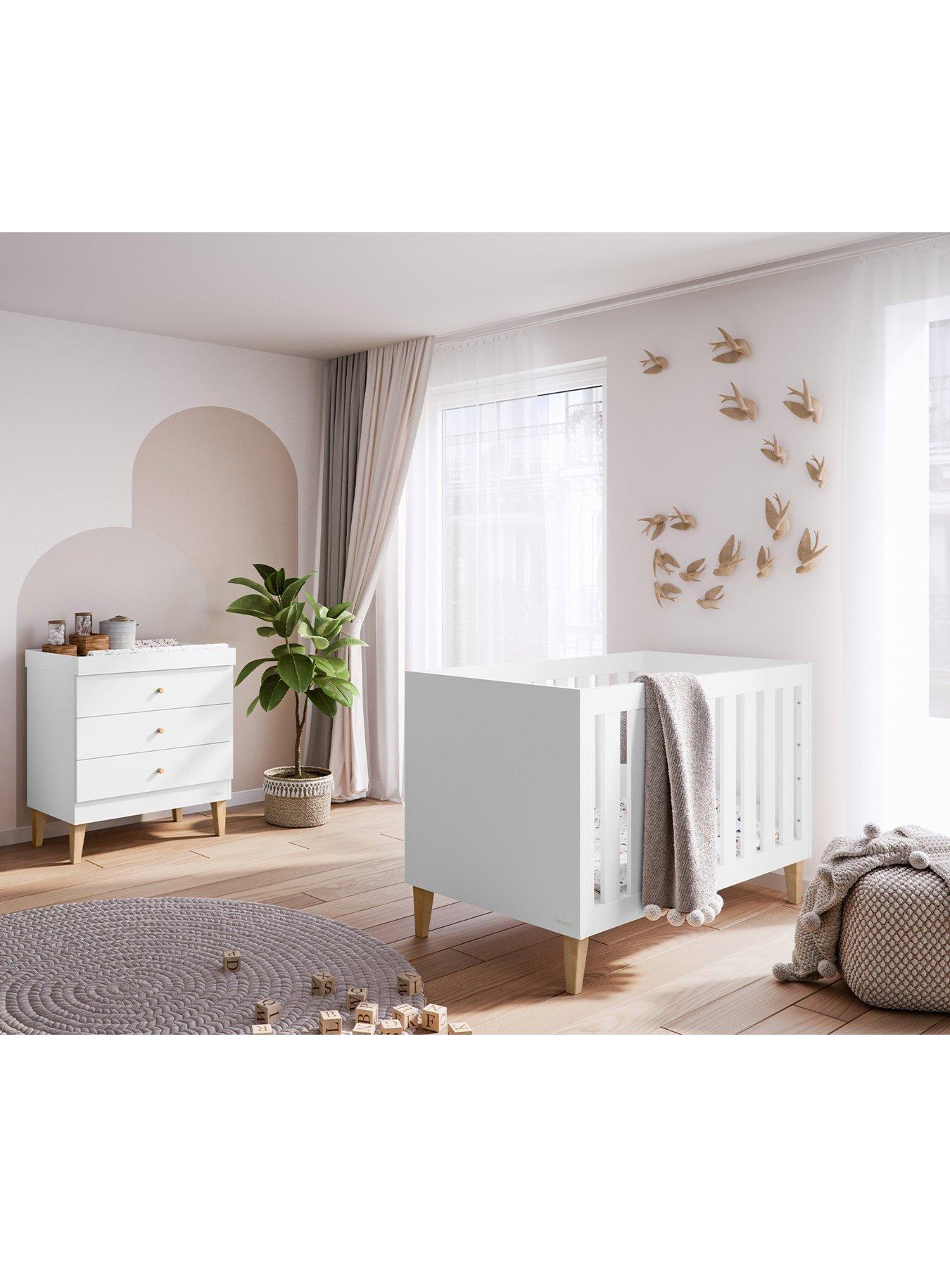 Product photograph of Venicci Saluzzo 2 Piece Furniture Set - White from very.co.uk