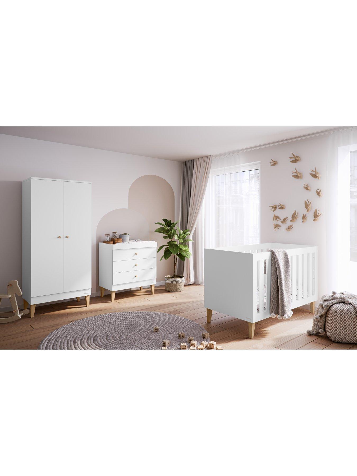 Product photograph of Venicci Saluzzo 3 Piece Furniture Set - White from very.co.uk