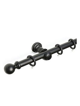 Product photograph of Very Home Galloway Ball Finial 28 Mm Curtain Pole from very.co.uk