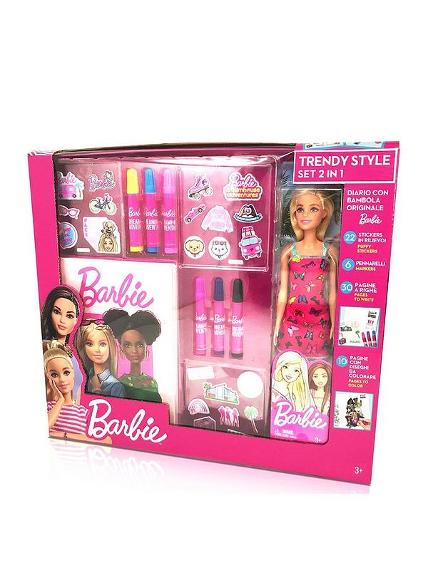 Image 1 of 2 of Barbie 2 in 1 Trendy Style Set