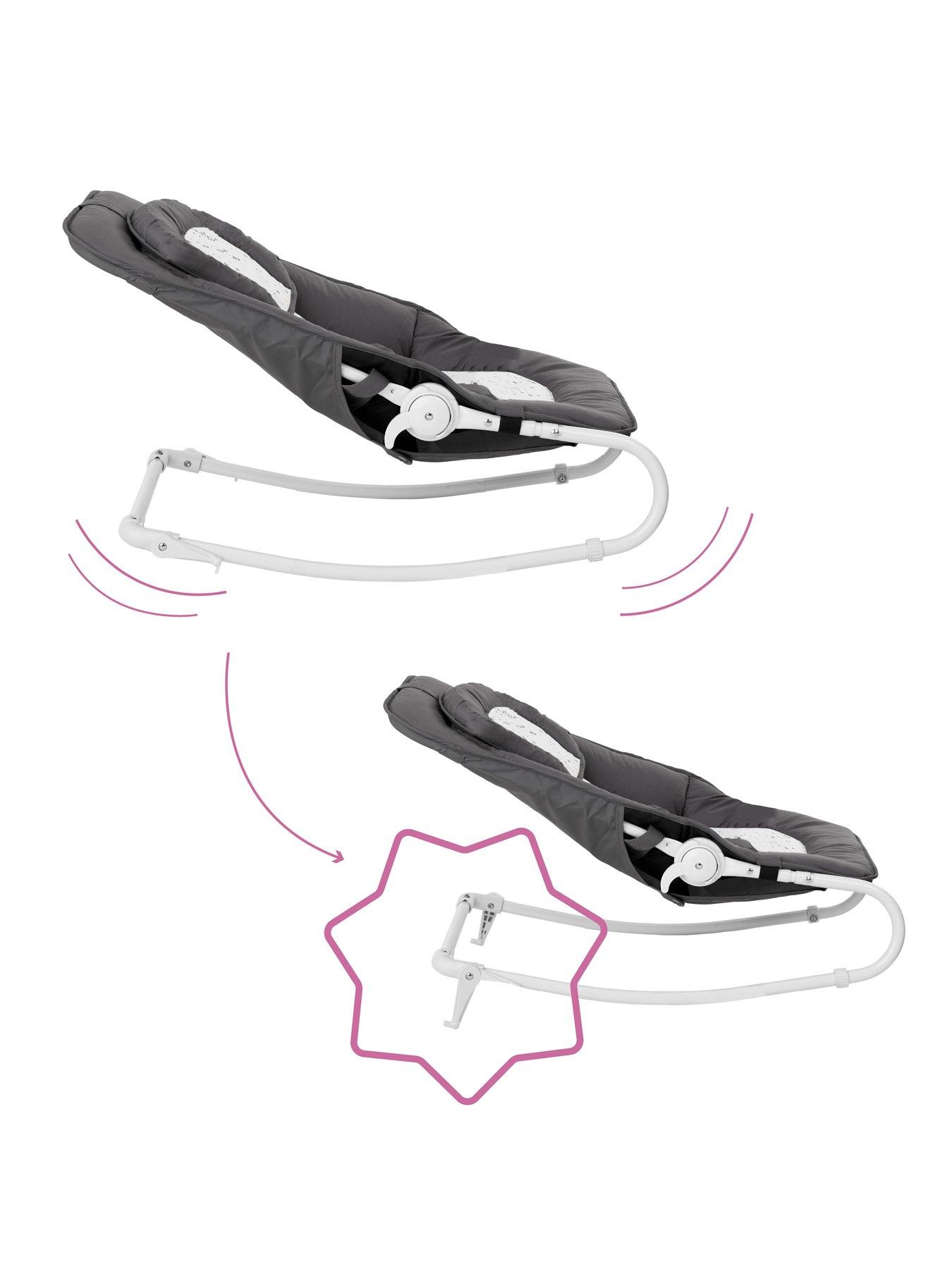 Image 6 of 7 of Badabulle Easy Nursery Baby Rocker Bouncer- Moonlight