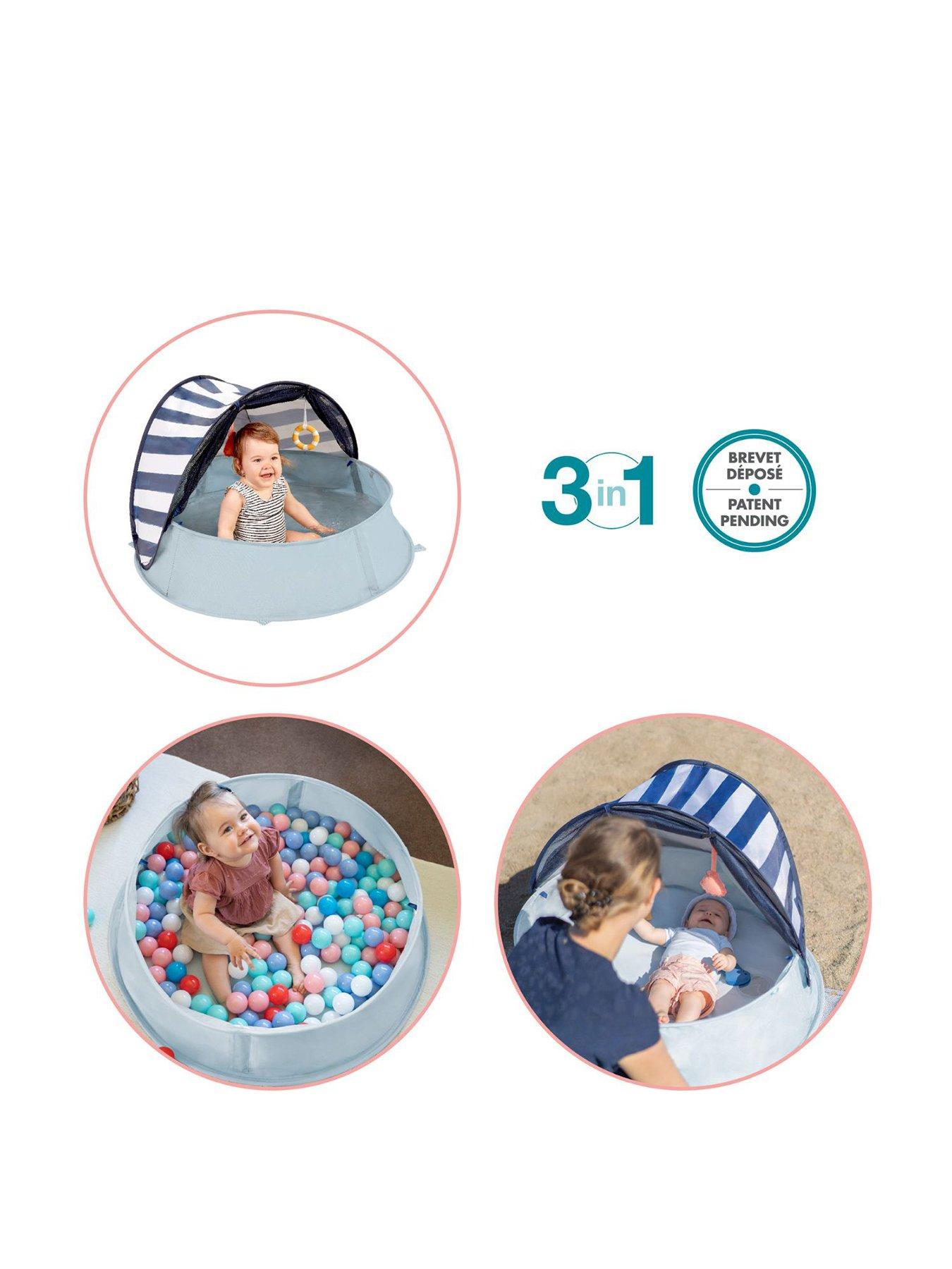 Image 3 of 7 of Babymoov Aquani Pop-Up Anti UV Summer Tent and Paddling Pool Mariniere 0+