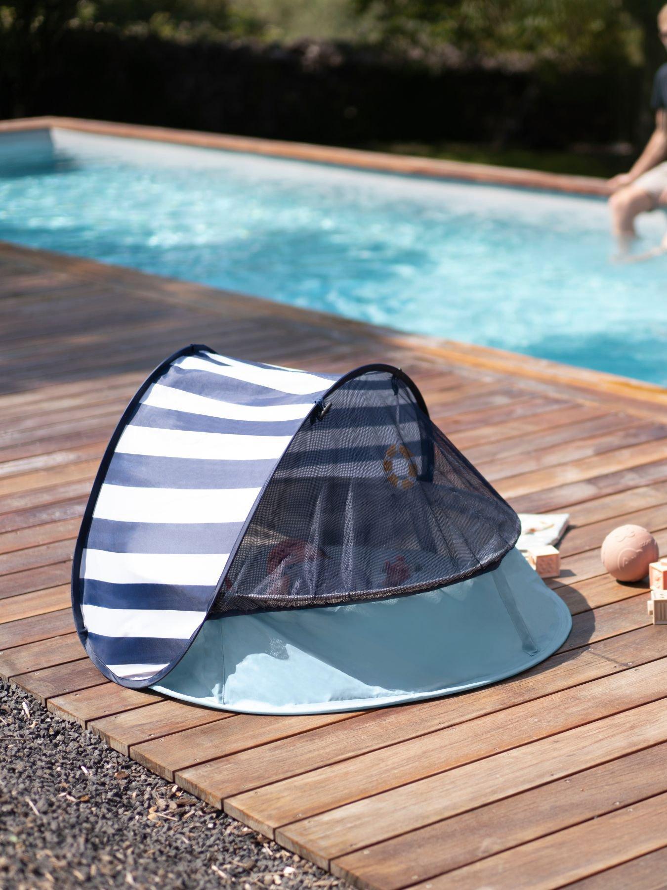 Babymoov Aquani Pop Up Anti UV Summer Tent and Paddling Pool Mariniere 0 Very
