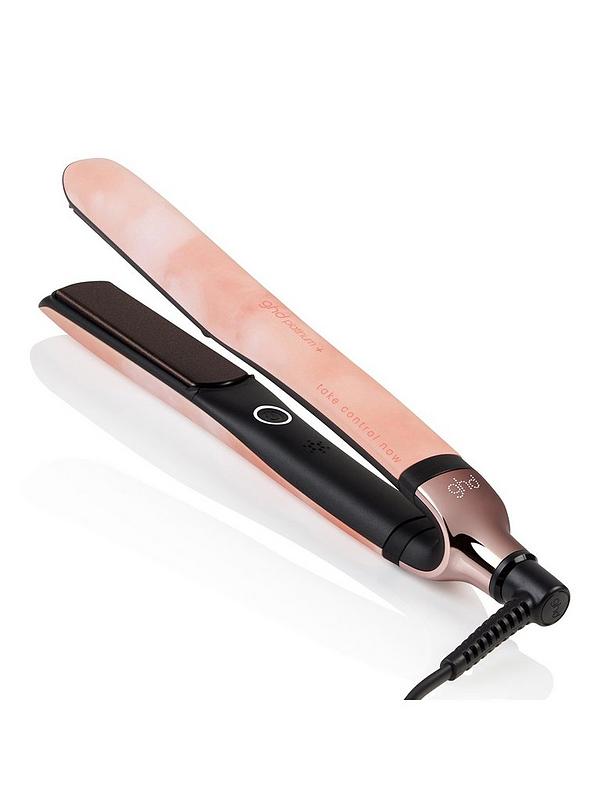 Image 2 of 5 of ghd Platinum+ Limited Edition Hair Straightener - Pink Peach Charity Edition