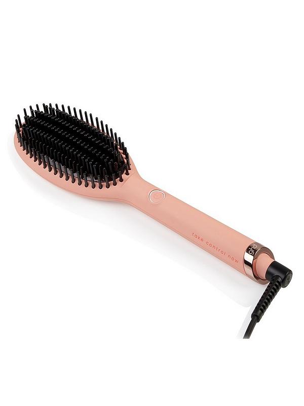 Image 2 of 5 of ghd Glide Limited Edition Hot Brush - Pink Peach Charity Edition