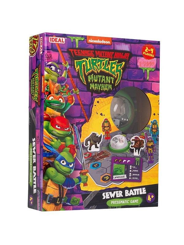 Image 1 of 7 of IDEAL Teenage Mutant Ninja Turtles Sewer Battle Pressmatic Game