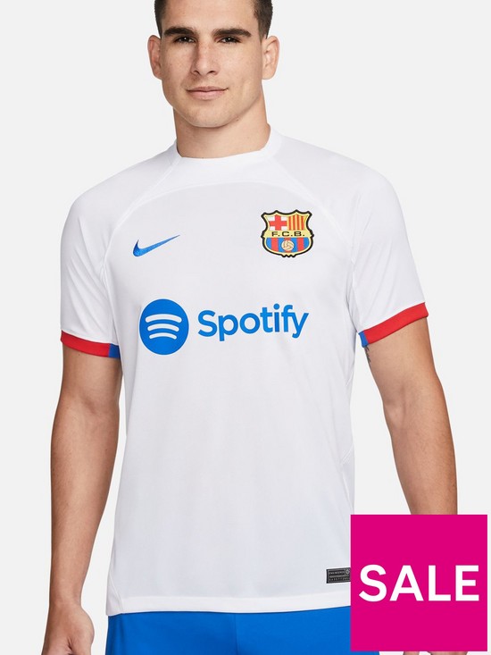 front image of nike-barcelona-mens-2324-away-stadium-replica-shirt-white