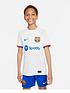  image of nike-barcelona-youth-2324-away-stadium-replica-shirt-white