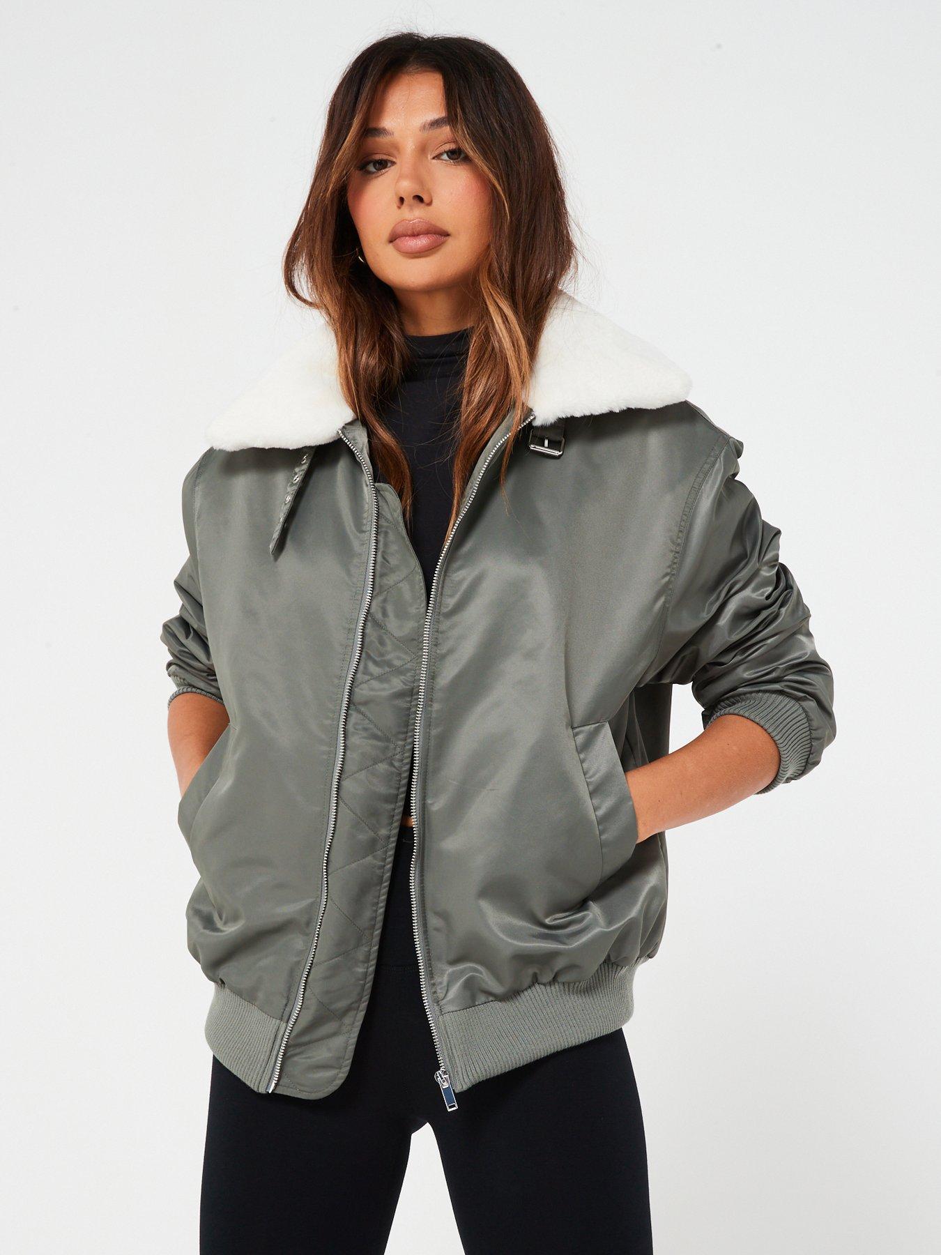 Women's All-Weather Faux Fur-Lined Bomber Jacket | Women's Jackets & Coats  