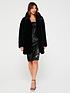  image of v-by-very-faux-fur-coat-black