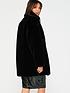  image of v-by-very-faux-fur-coat-black
