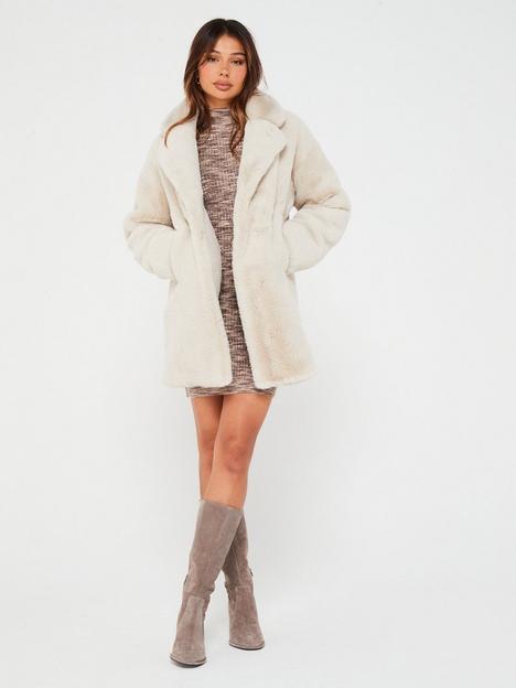 30% - 50% | Beige | Casual Coats | Faux Fur Jackets | N | Coats ...