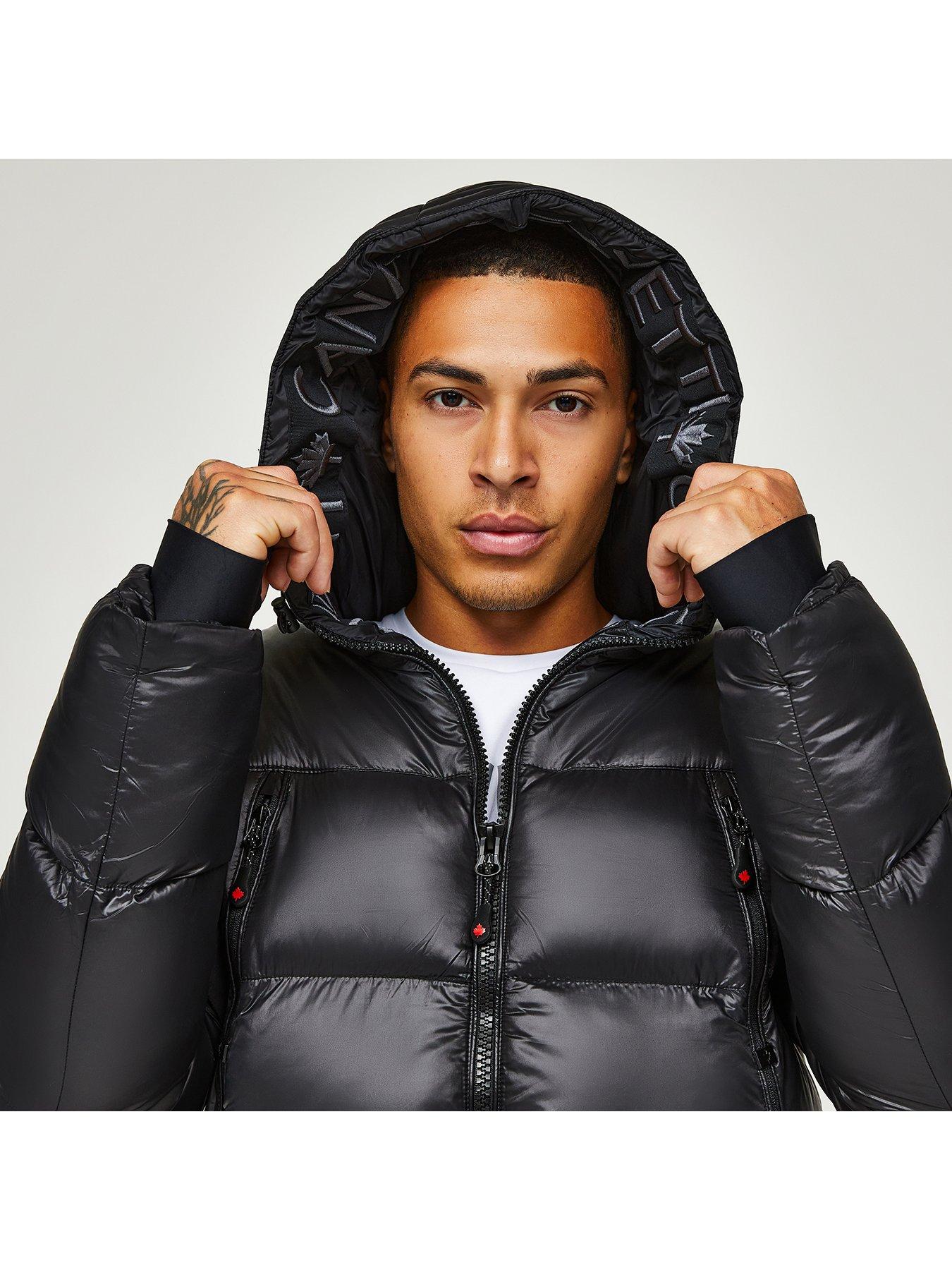 Padded shiny jacket clearance