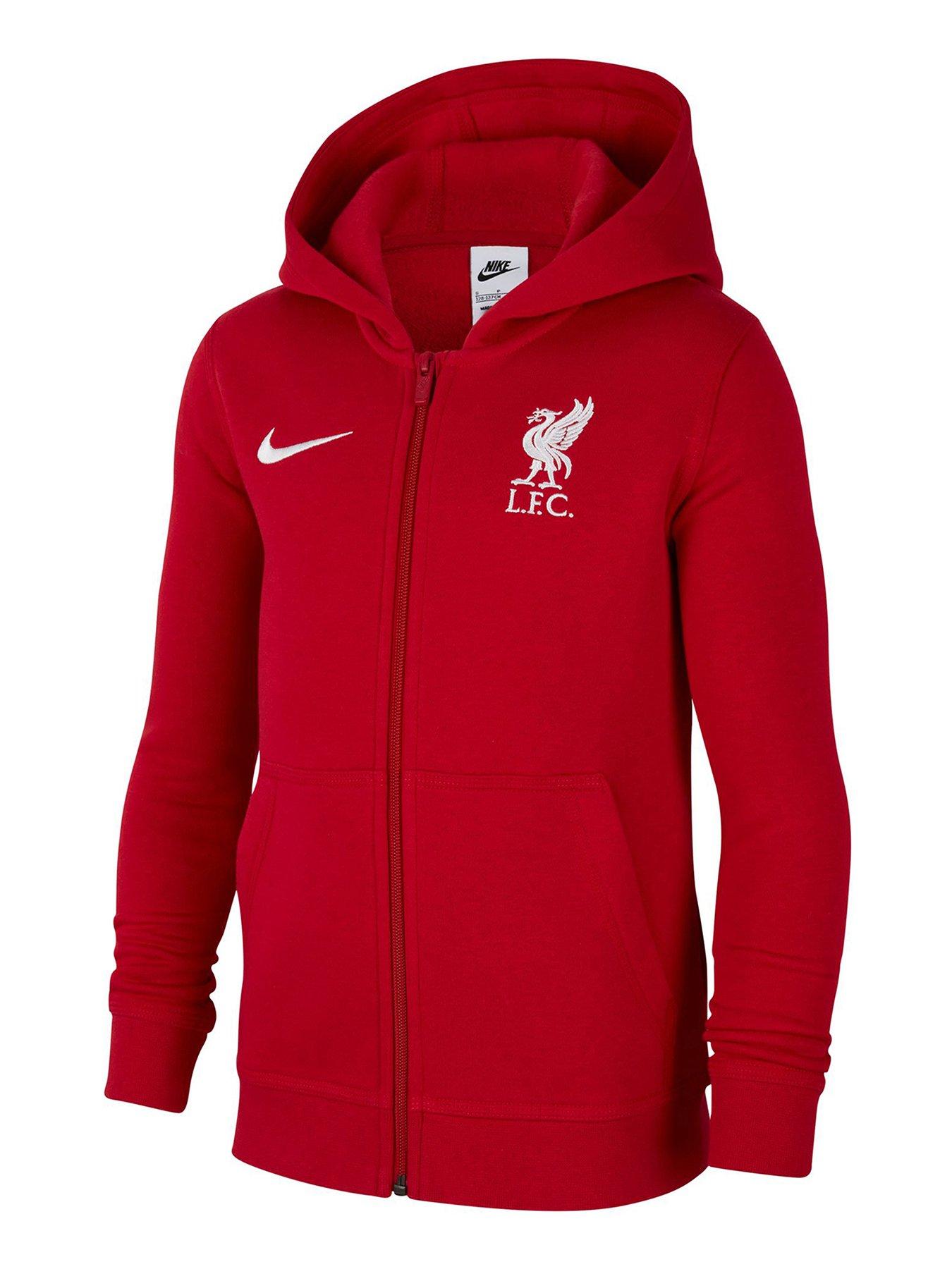 Sportswear Liverpool Junior Hoodie FZ Club BB Home - Red