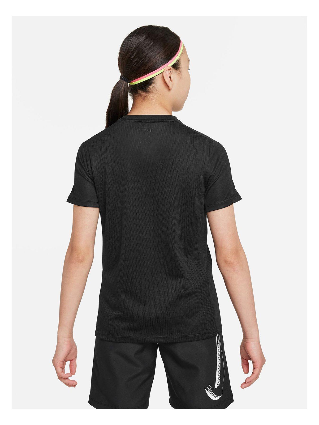 Nike Junior Academy 23 Trophy Dry T-shirt - Black | Very.co.uk