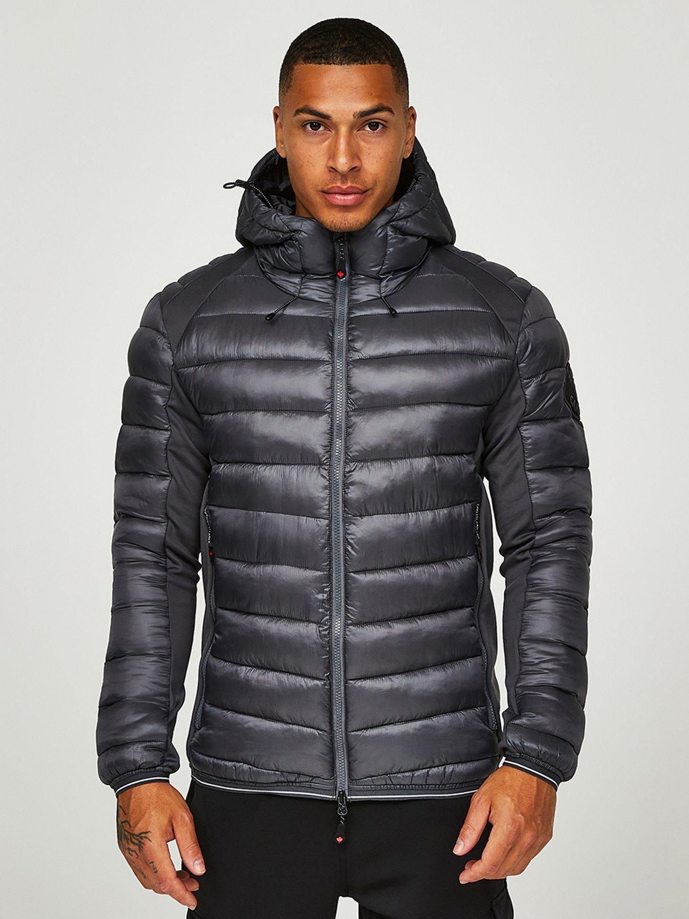 Zavetti Canada Terosso Hybrid Padded Jacket - Dark Grey | very.co.uk