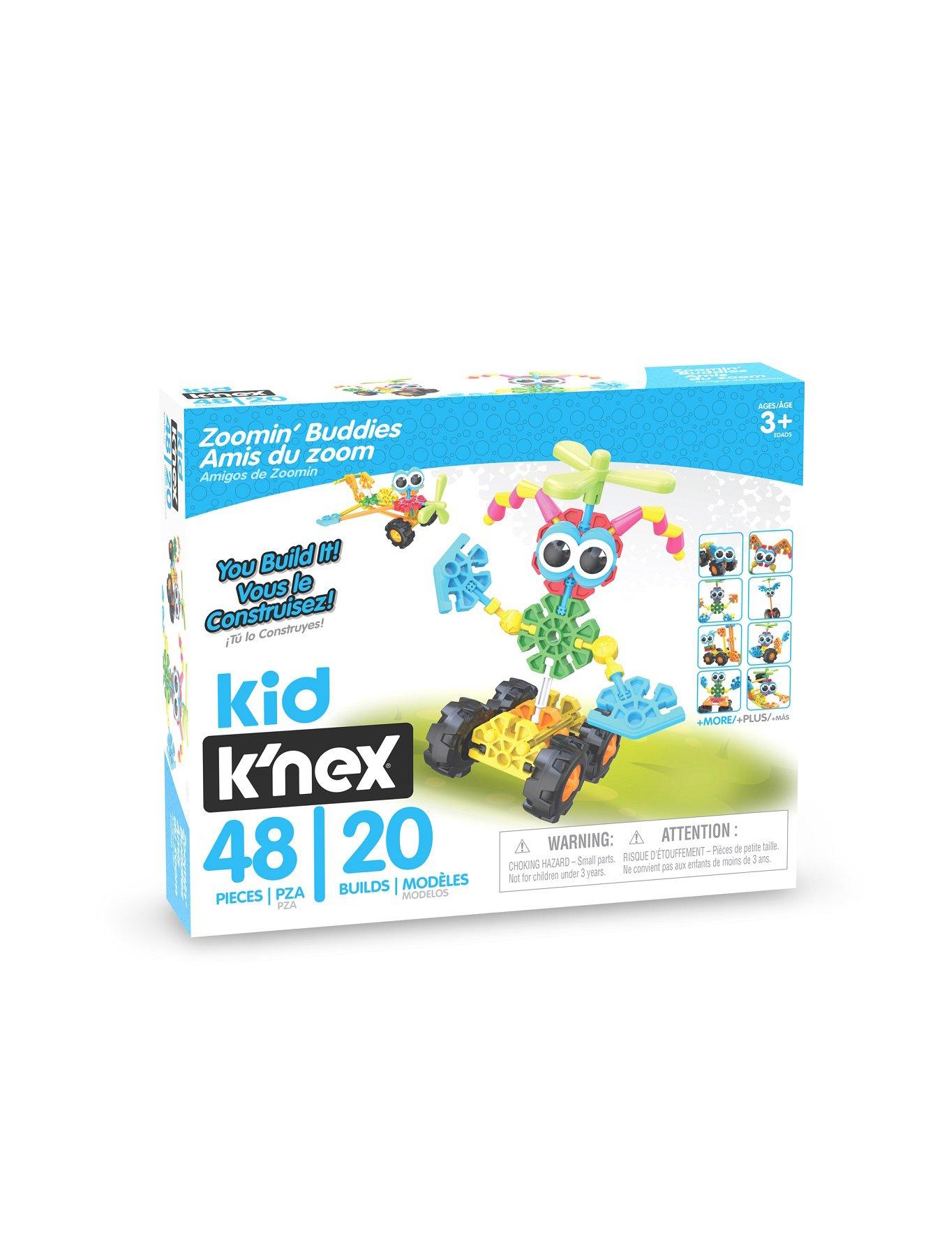 K'NEX Basic Fun 85052 – Set Costruzioni Fattoria 61 Pezzi, 20 Modelli, Giocattolo STEM Per Bambini 3+