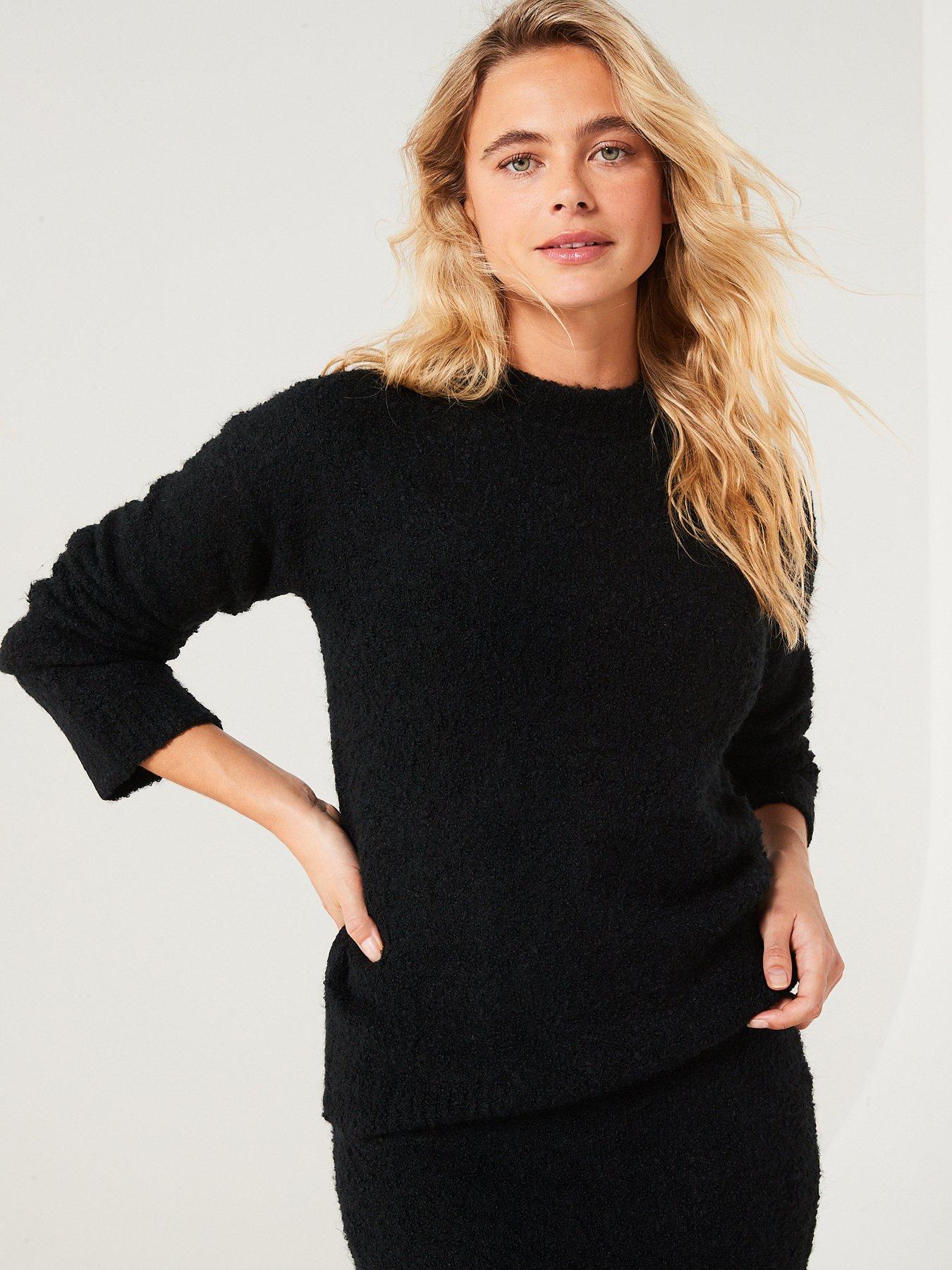 Image 1 of 6 of V by Very Boucle Coord Crew Neck Jumper
