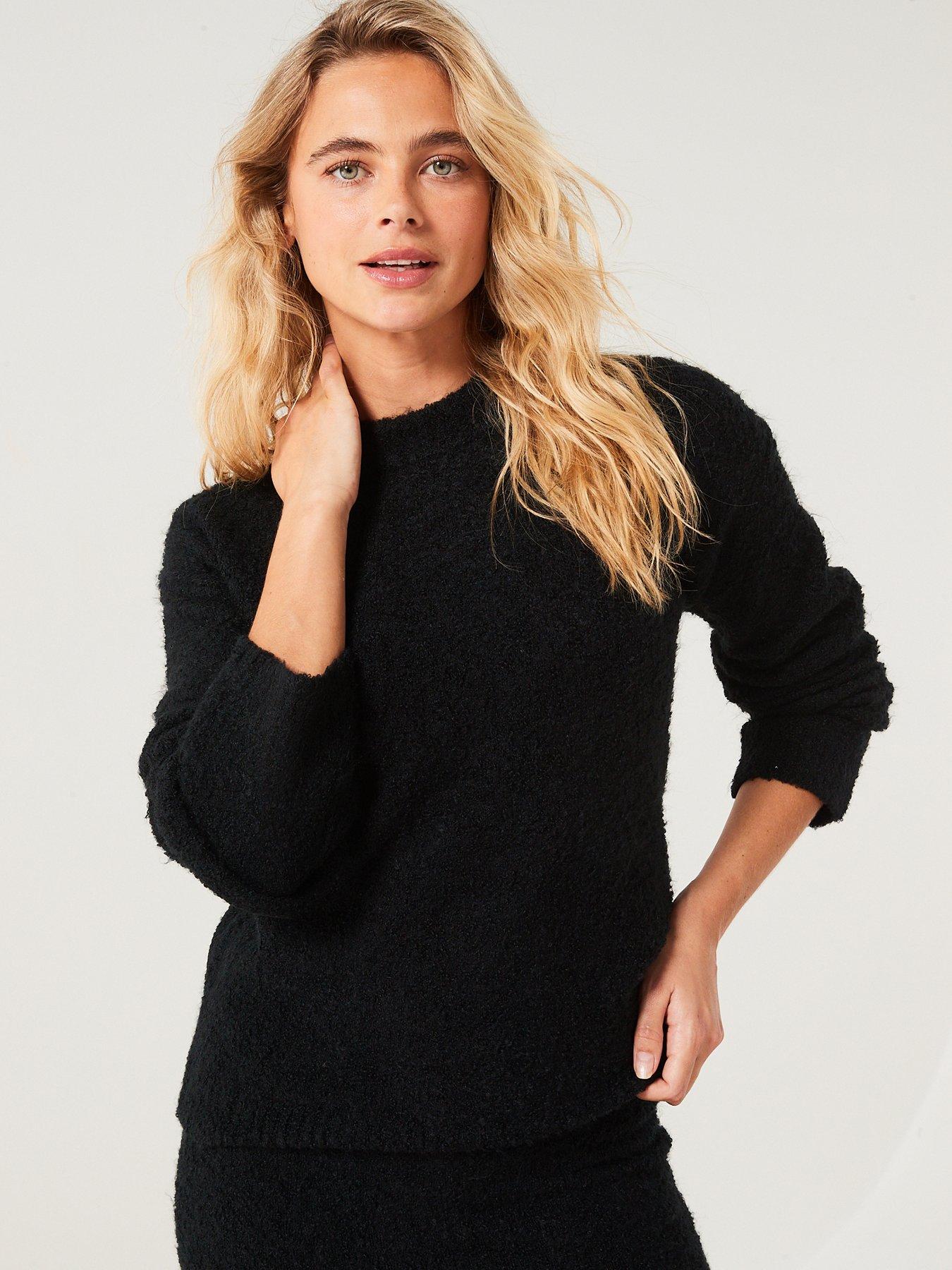 Image 5 of 6 of V by Very Boucle Coord Crew Neck Jumper