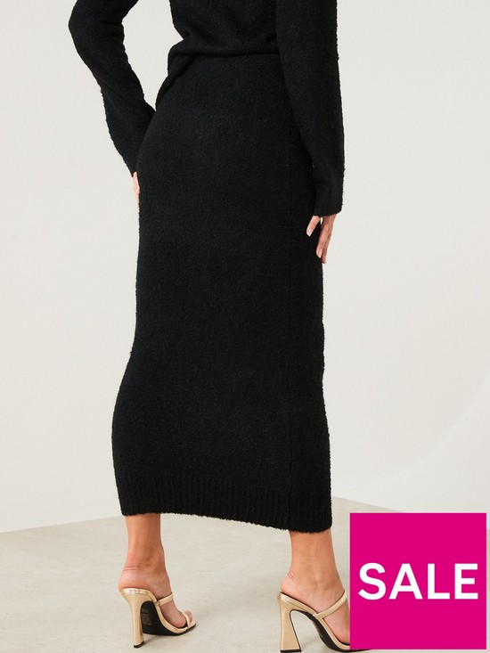stillFront image of v-by-very-boucle-coord-midi-skirt