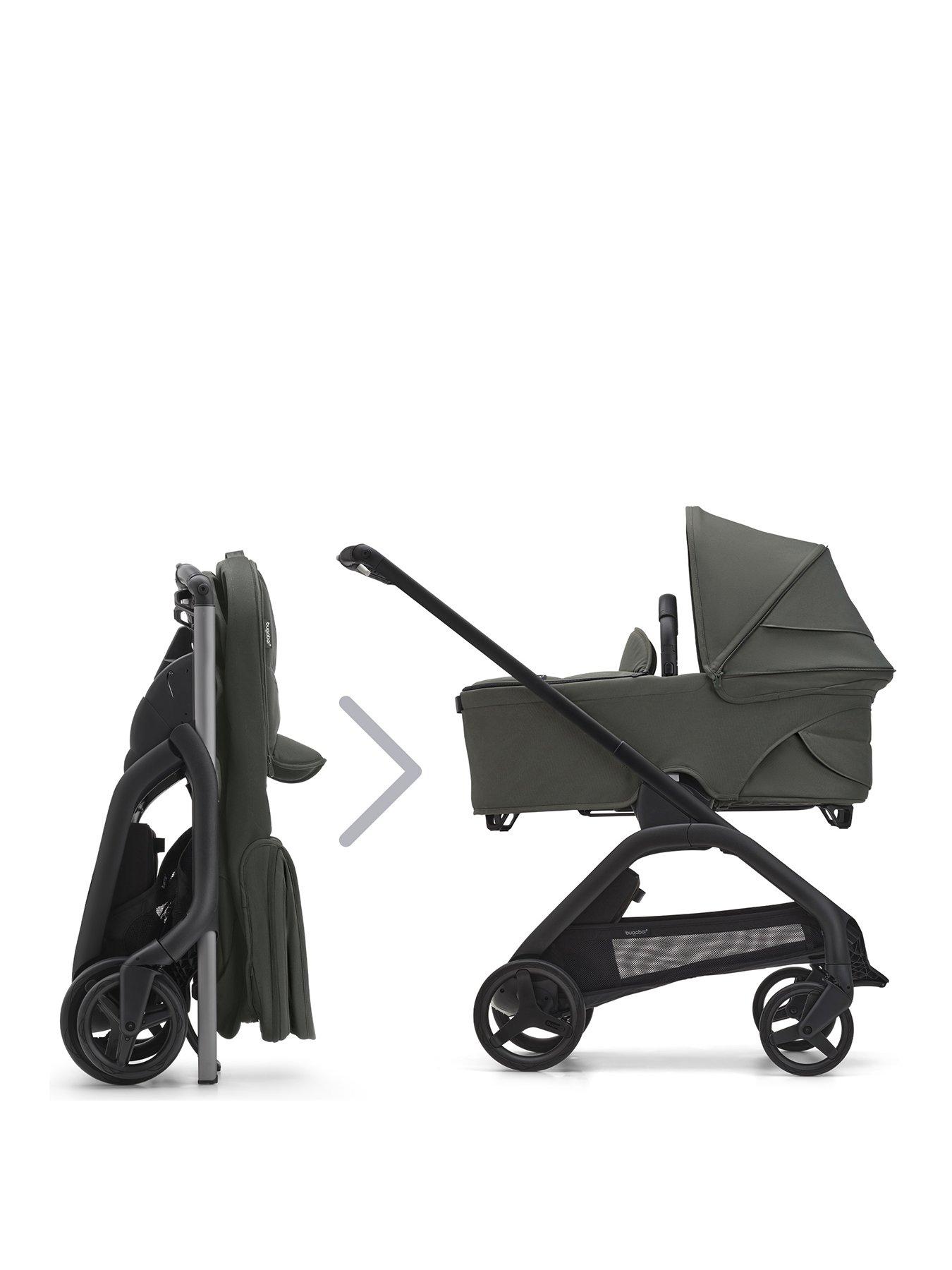 Bugaboo Dragonfly Complete Stroller Black/Forest Green Very