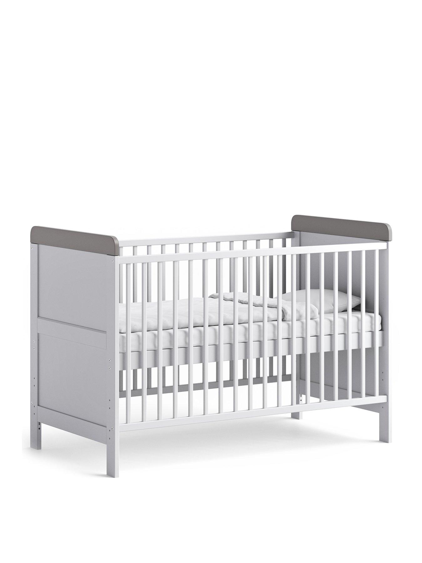 Image 3 of 7 of Little Acorns Classic 2-Tone 3-Piece Furniture Set&nbsp;- White/Grey