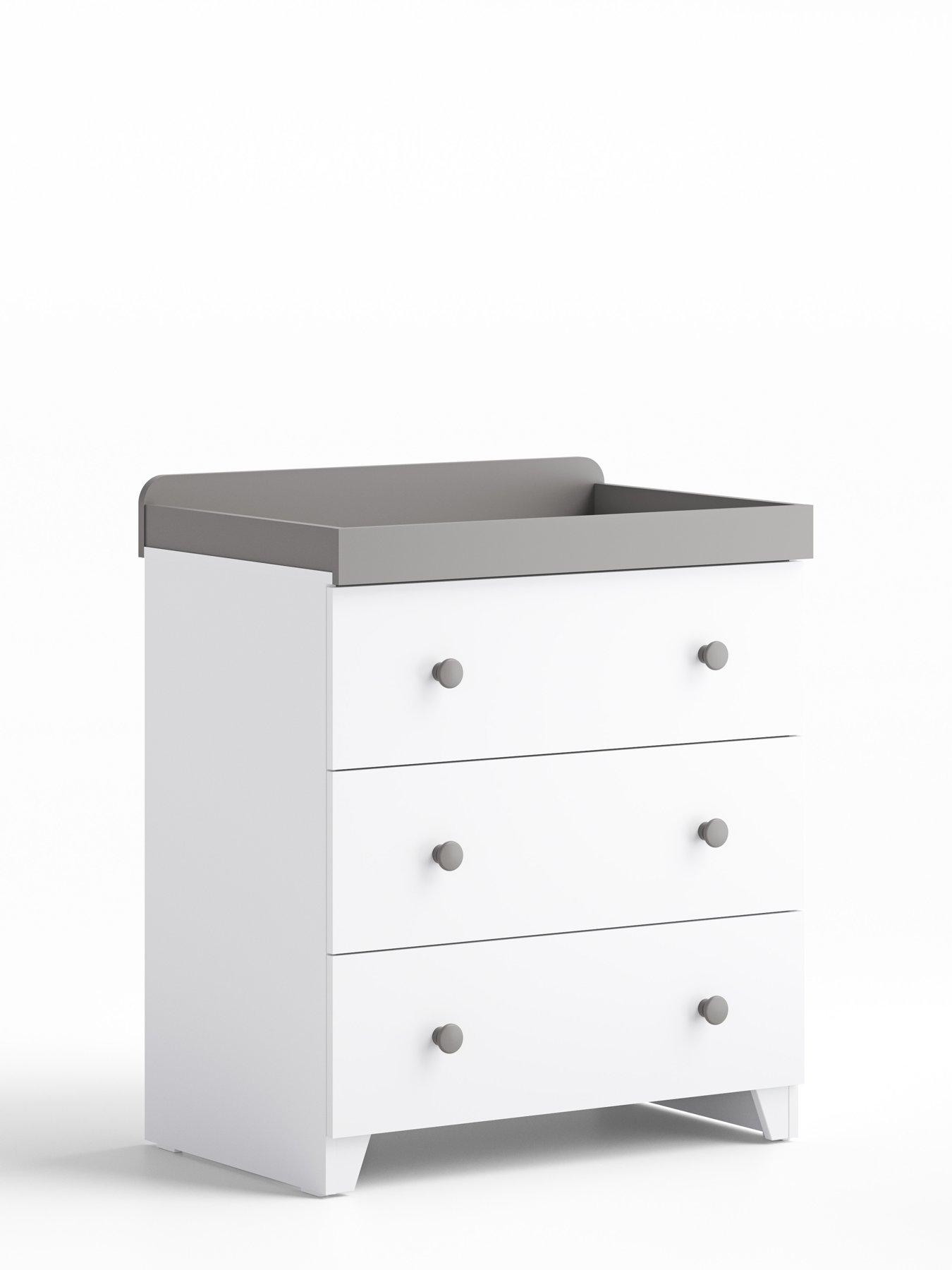 Image 5 of 7 of Little Acorns Classic 2-Tone 3-Piece Furniture Set&nbsp;- White/Grey