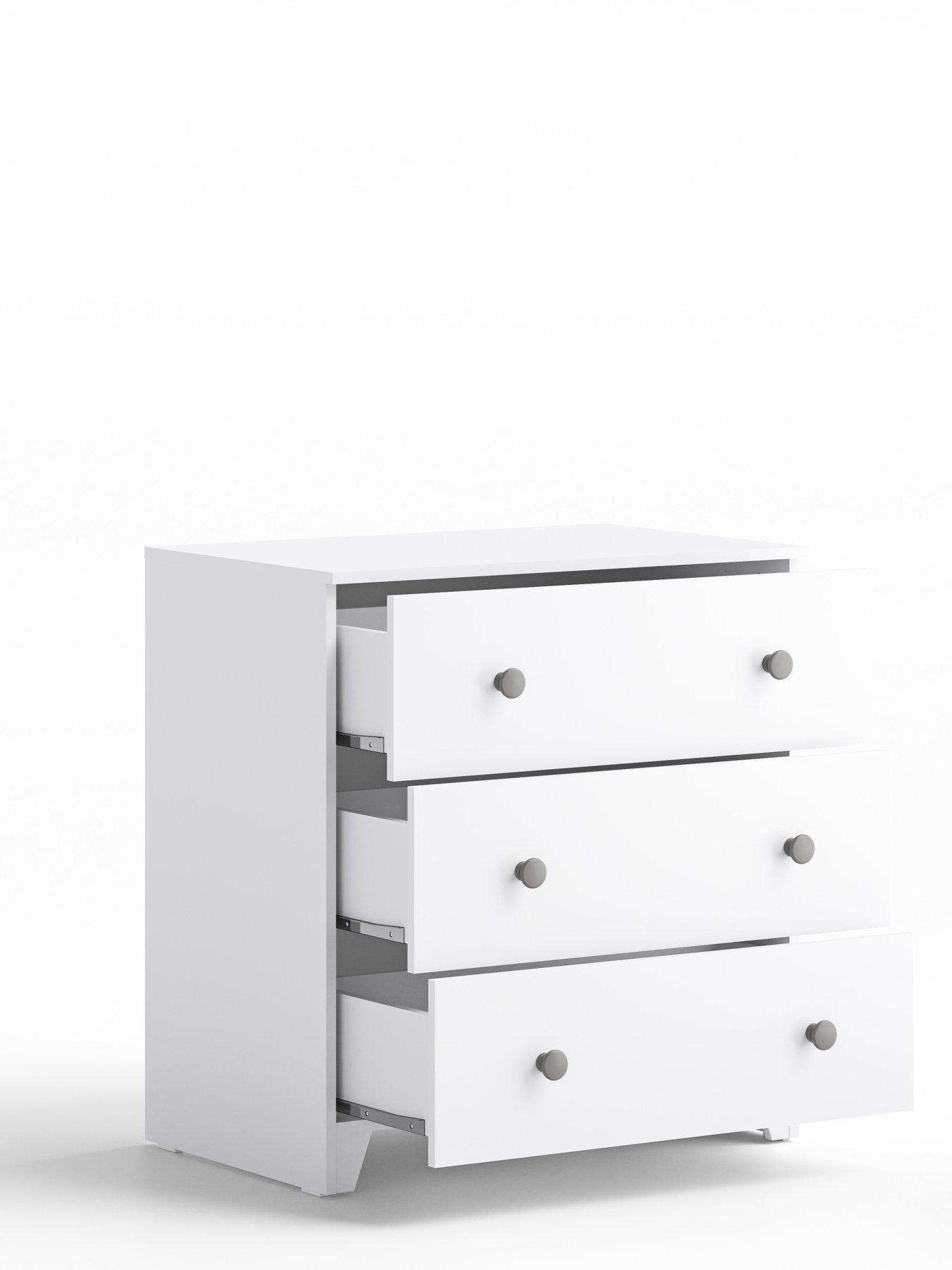Image 6 of 7 of Little Acorns Classic 2-Tone 3-Piece Furniture Set&nbsp;- White/Grey