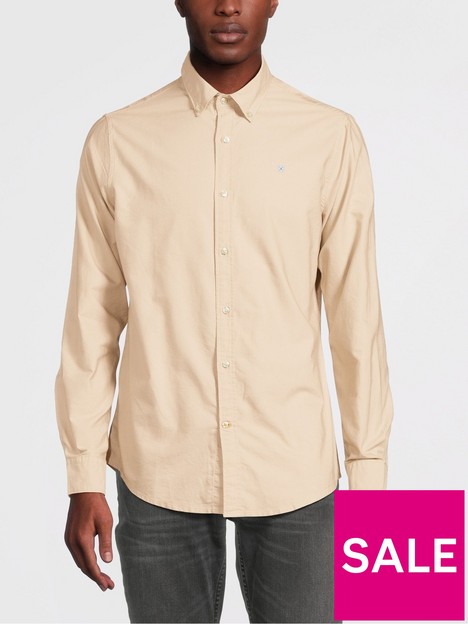 barbour-very-exclusive-oxtown-long-sleeve-tailored-shirt-beige