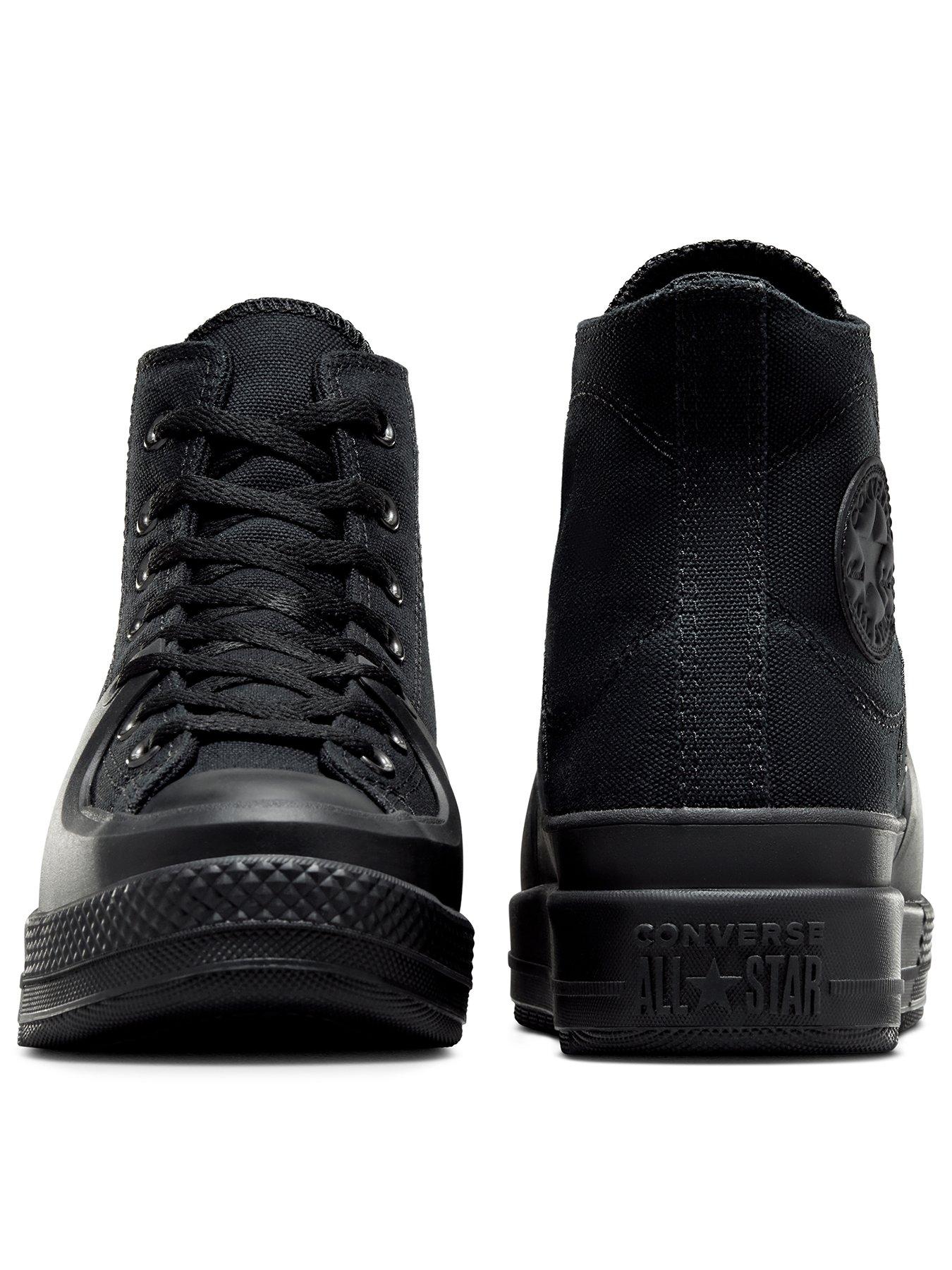 Converse 70s on sale mono black leather