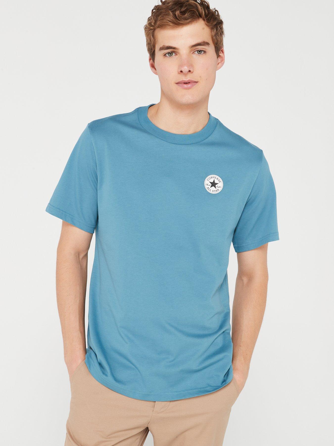 Converse t deals shirt blue