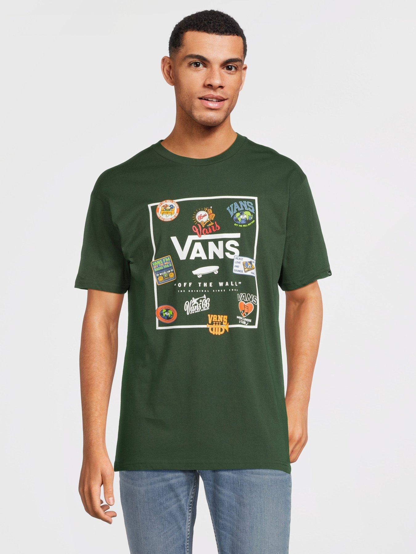 Vans classic logo t-shirt in clearance green