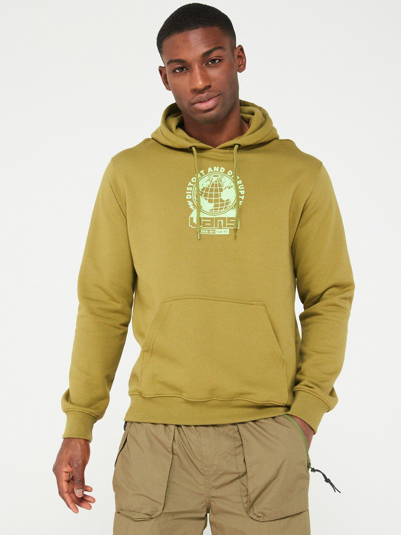 Vans green and yellow hoodie sale