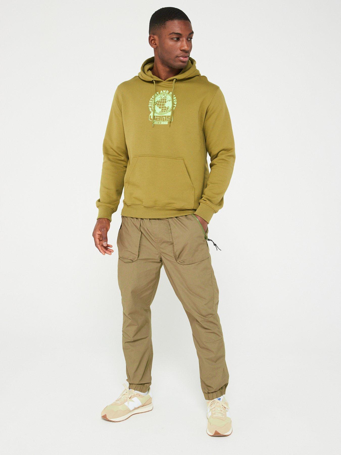 Green and hotsell yellow vans hoodie