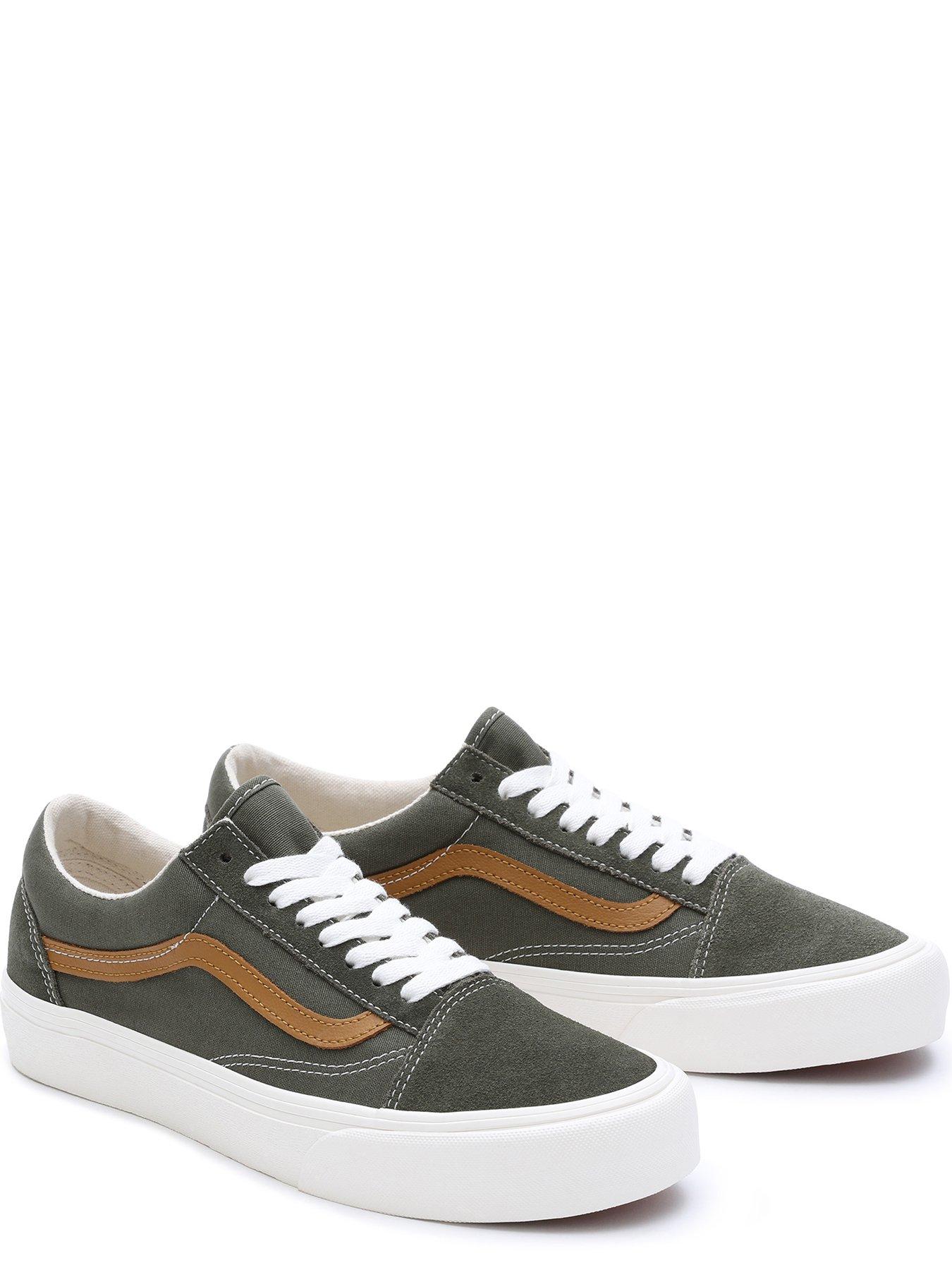  Vans Old Skool, Unisex Adults' Trainers, White ((Classic  Tumble) True White), 3 UK (35 EU)